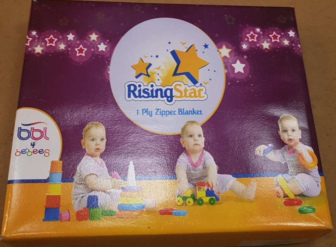 RISING STAR BABY ZIPPER EMB BOX